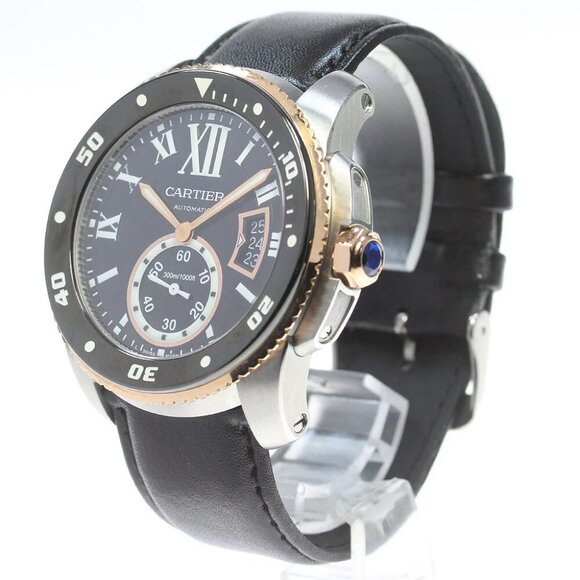 CARTIER Caliber de Cartier Diver W7100055 K18PGBezel Automatic Men's - Picture 1 of 11